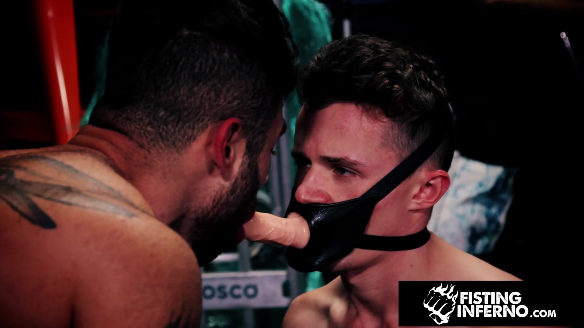 FistingInferno - Hairy Sub Dominated By Muscle Hunks