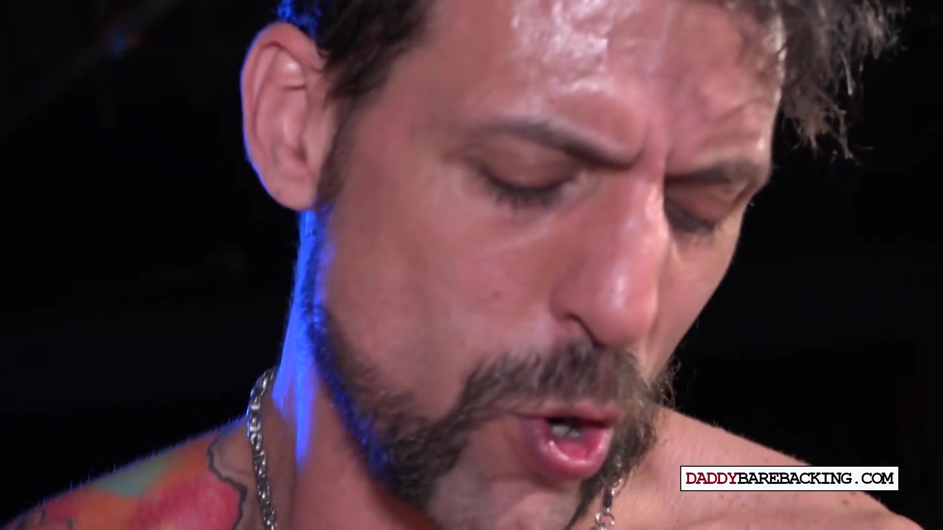 Skinny Latino sucking and threeway breeded by DILFs