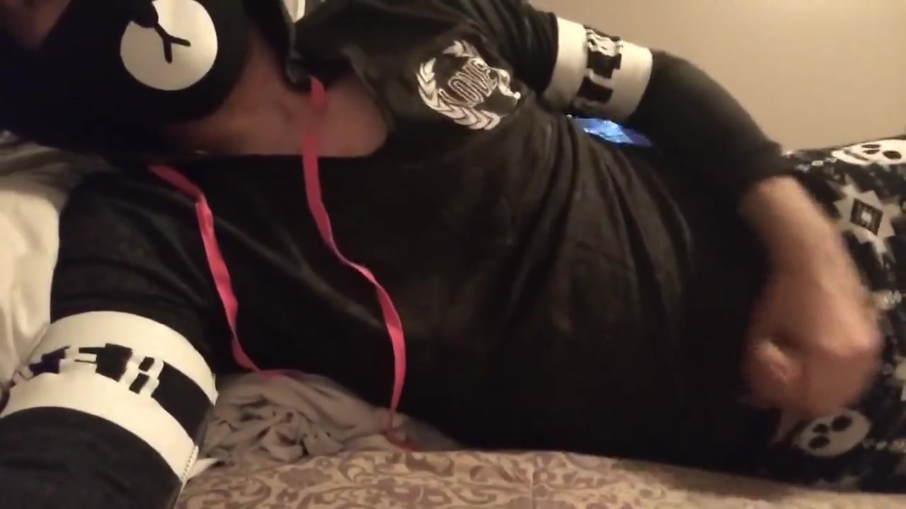 Trap Lays in Bed and Jerks Off With You(POV...Sort of)