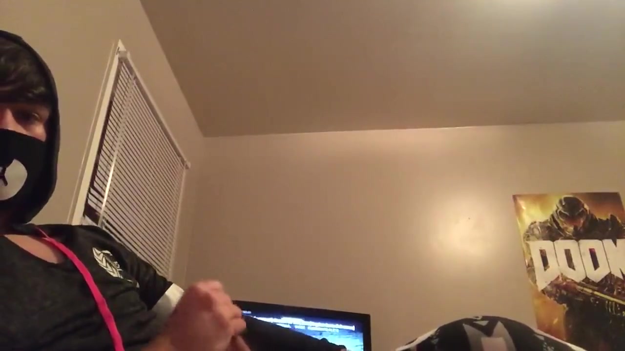Trap Lays in Bed and Jerks Off With You(POV...Sort of)