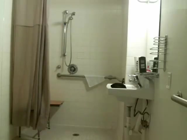 Light skin black guy takes a shower and plays with his dick