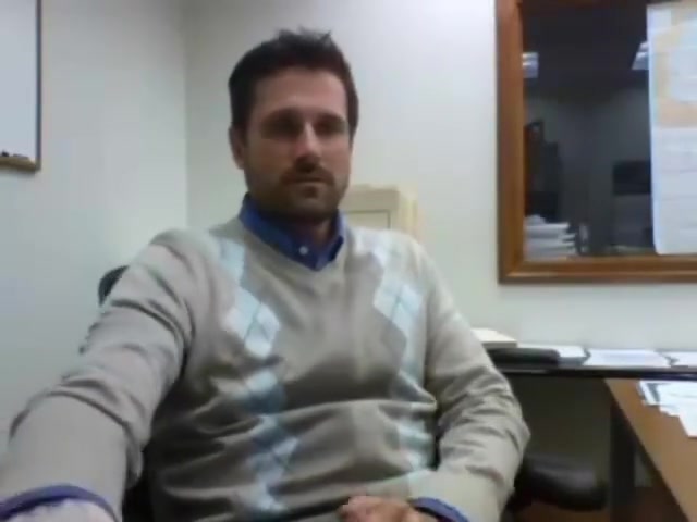 GUy cum at work Office