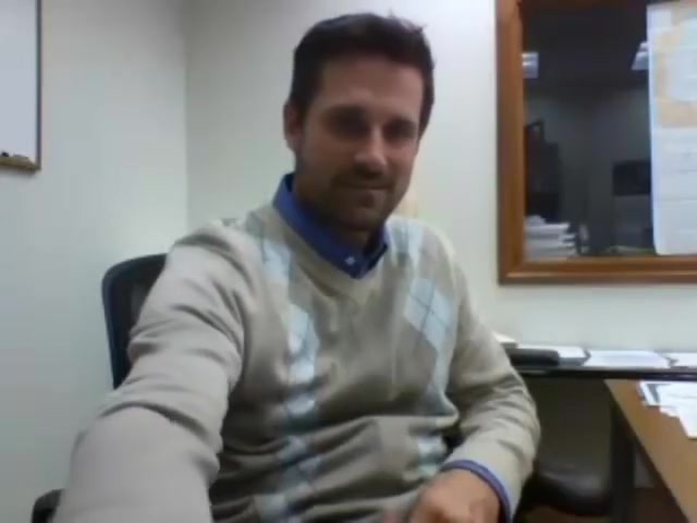 GUy cum at work Office