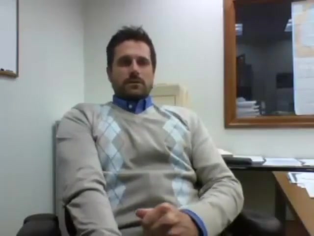 GUy cum at work Office
