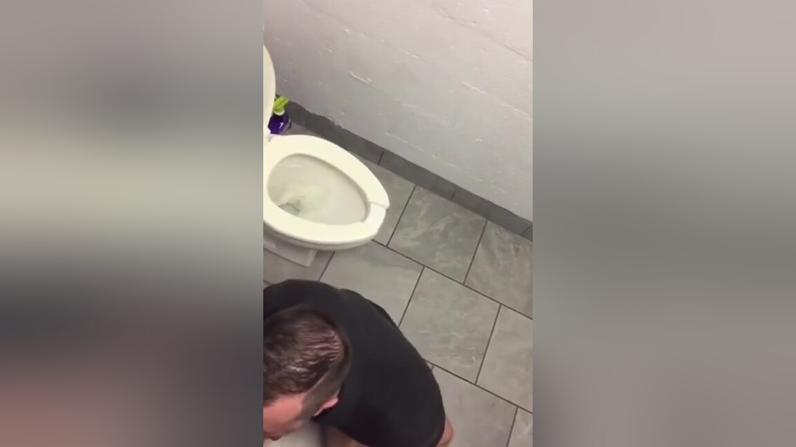 Getting my uncut dick sucked by gloryhole
