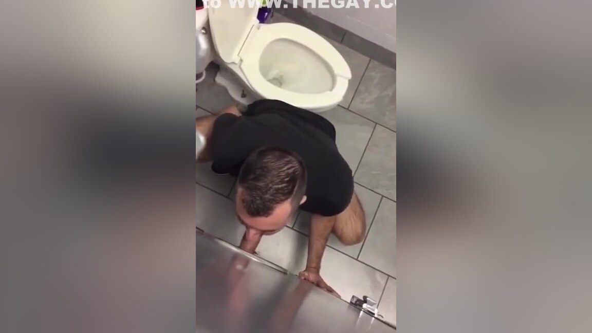 Getting my uncut dick sucked by gloryhole