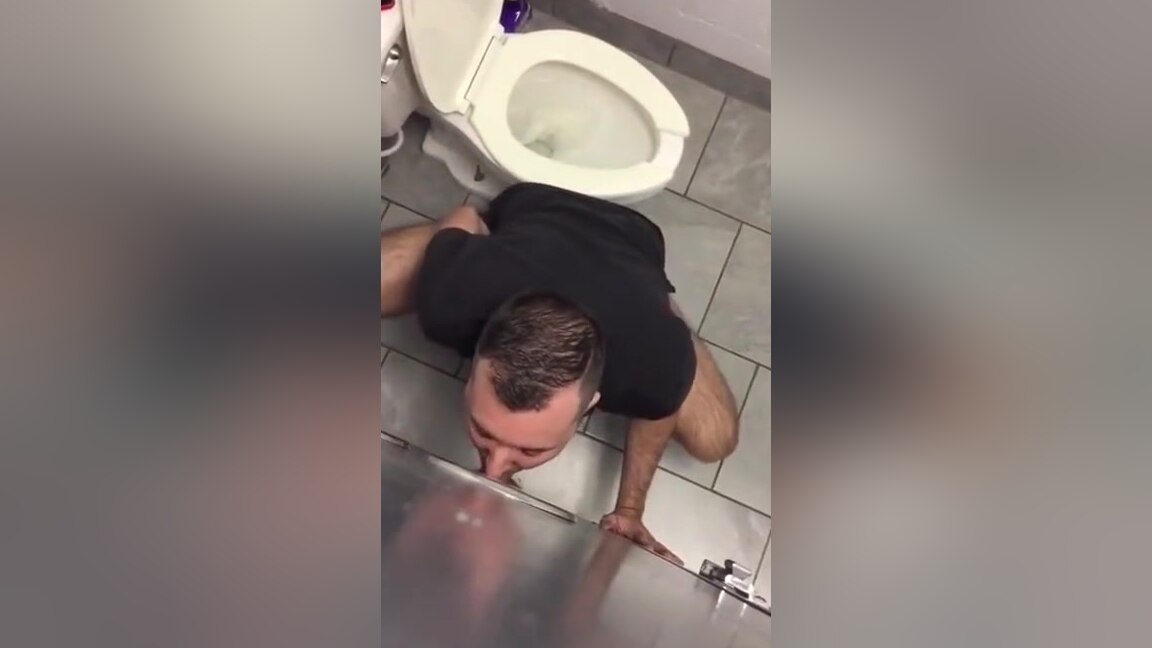Getting my uncut dick sucked by gloryhole