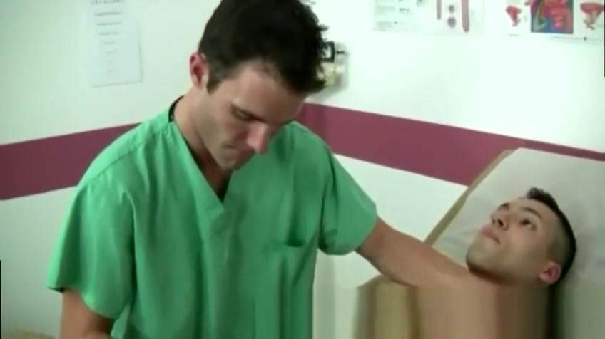 Medical exam gay hot doctor milks young boy Myles Cooper was
