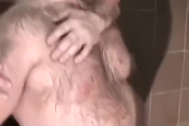 bear Step daddy goes to gym shower