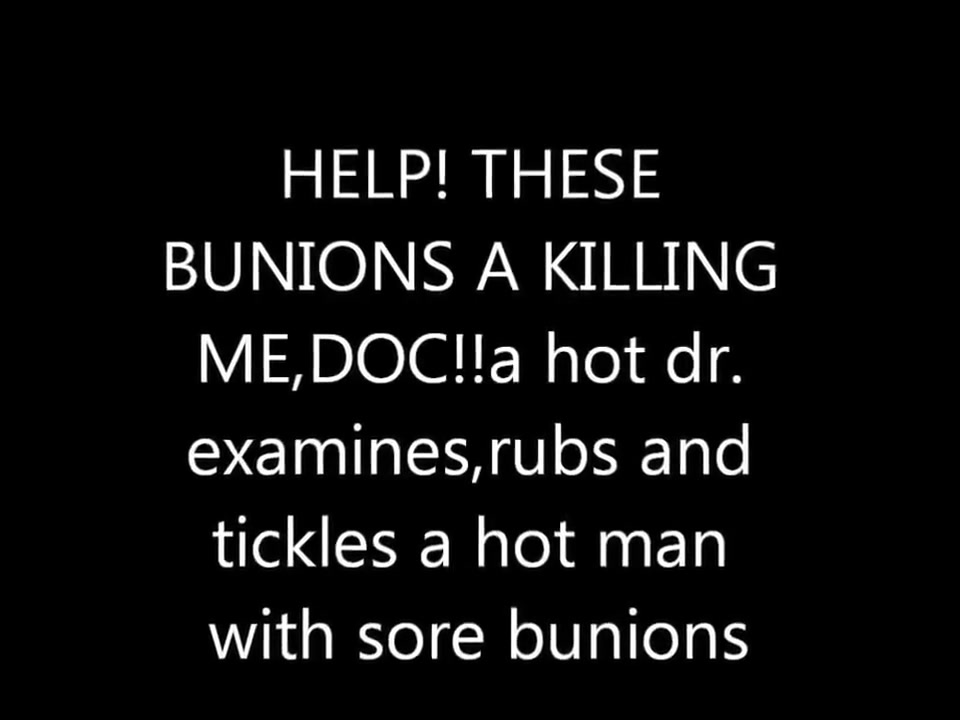 A patient is tickling by the doctor!