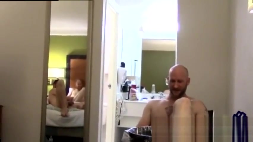 Gay men getting hardcore anal fisting hanging out in a hotel apartment