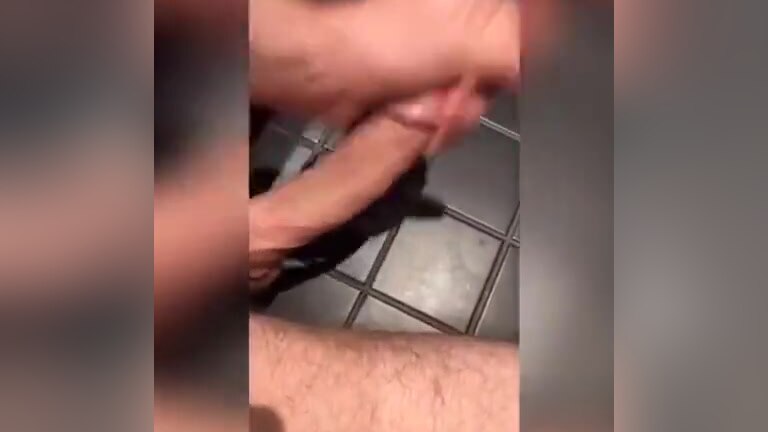 evening handjob in shower