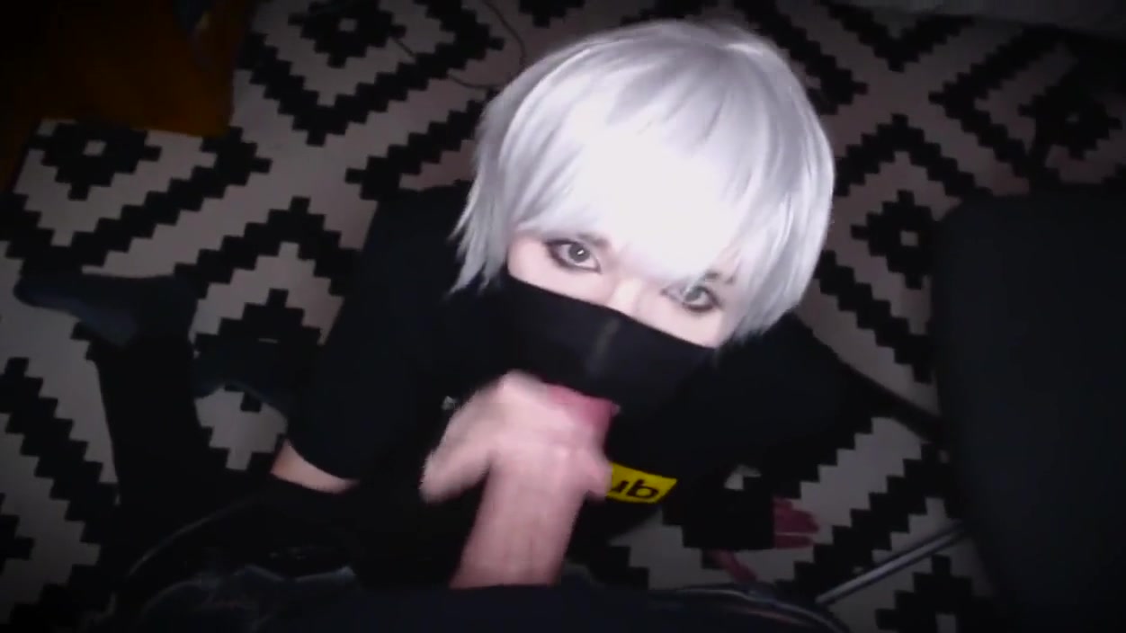 pretty femboy slut blowjob and facial POV