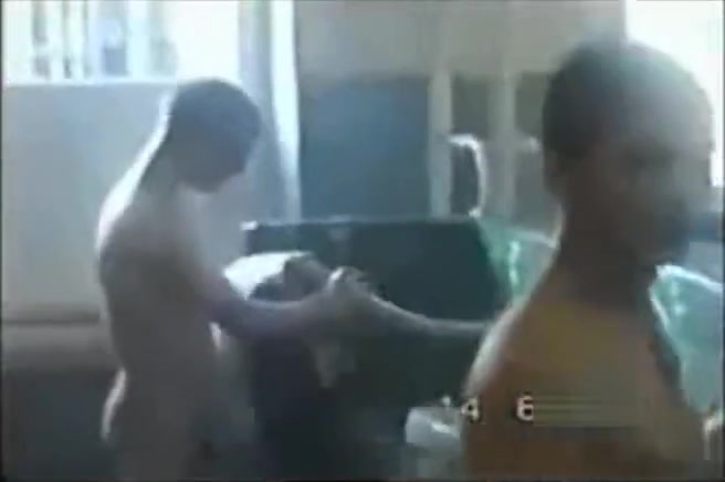 Russian army morning shower