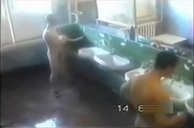 Russian army morning shower