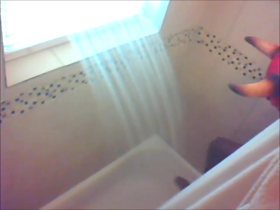 devil jerking off in the shower