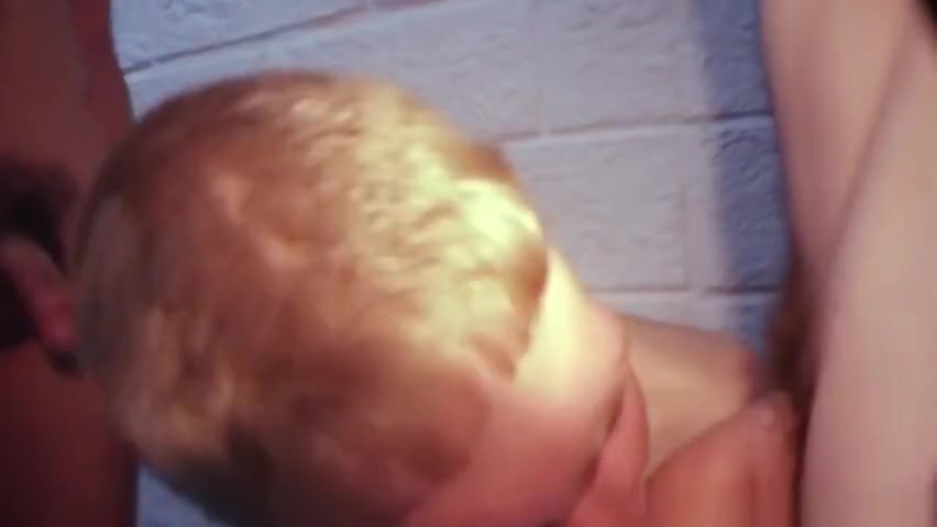 Military amateur sucking on two hard dongs
