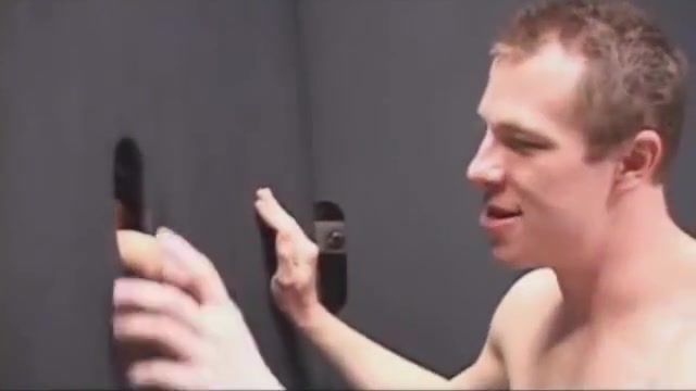Gloryhole sucking & man pasting
