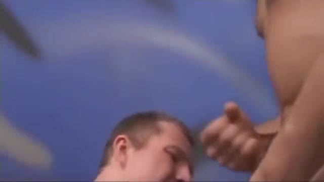 Gloryhole sucking & man pasting