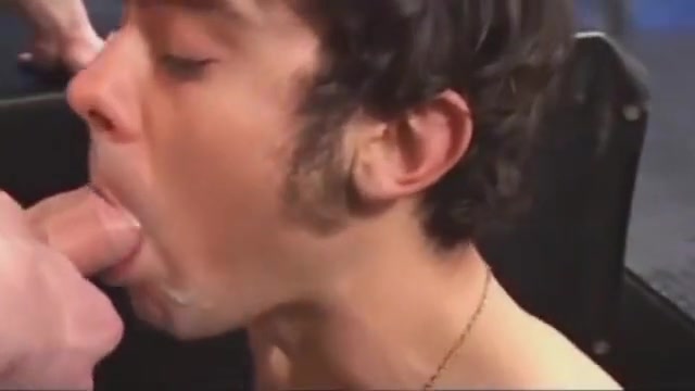 Gloryhole sucking & man pasting