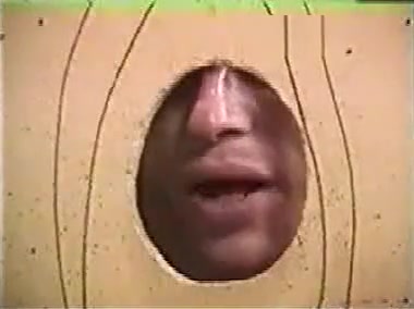 Swingering deepthroating through gloryhole