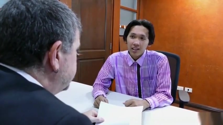 Pinoy twink doggystyled by office dilf