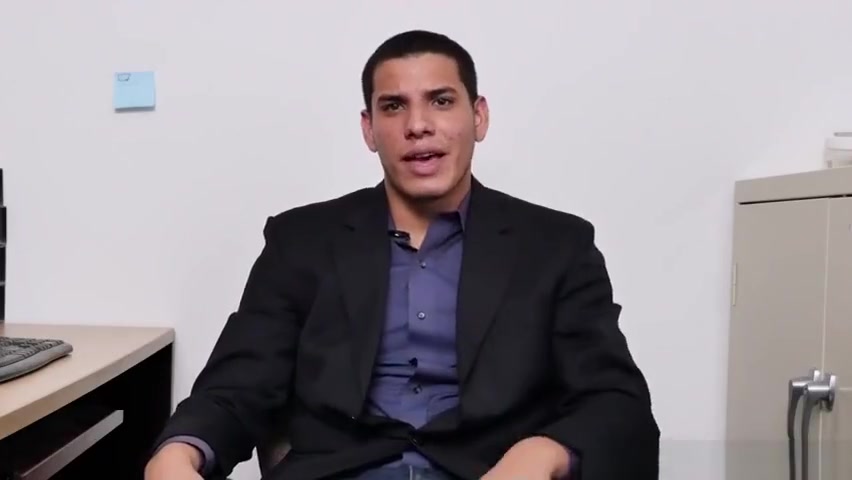 Office hunk cocksucked before assfucked