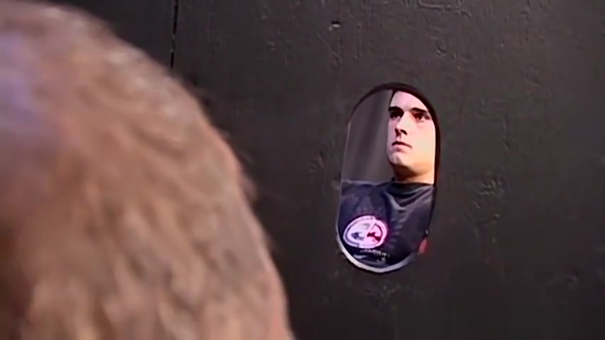 Horny dudes jerking off their dicks in a glory hole session