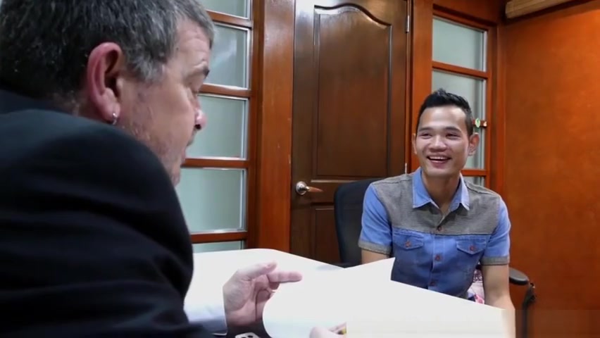 Tight asian twink analfucking office Step daddy