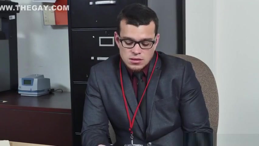 Top boss harassing spex office stud