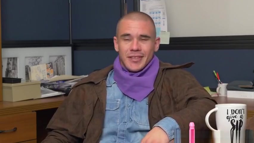 Halloween party at the office goes gay