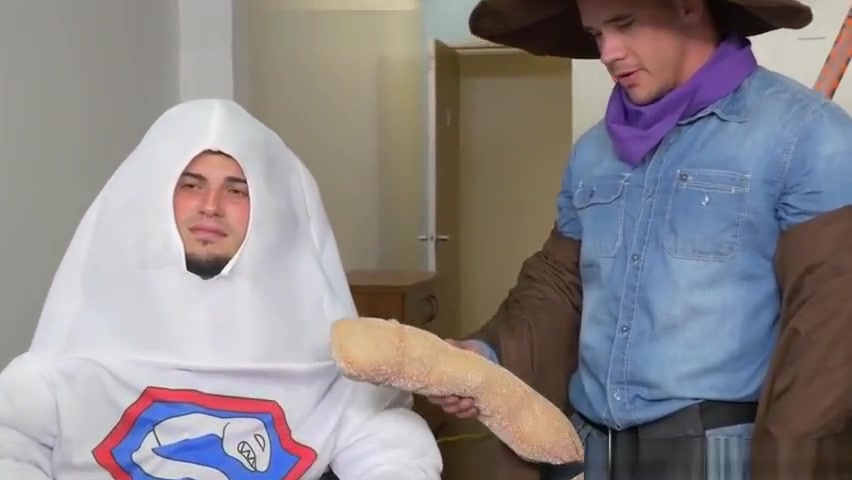 Halloween party at the office goes gay