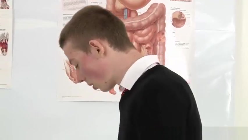 Sexy ass Casper Ellis hammered from behind by big dick doctor