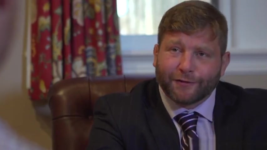 Muscular straight mature assfucking in office