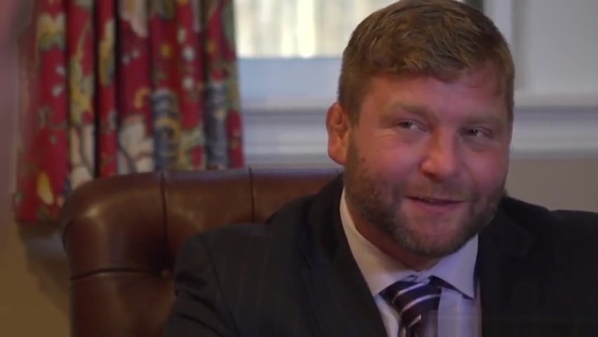 Muscular straight mature assfucking in office