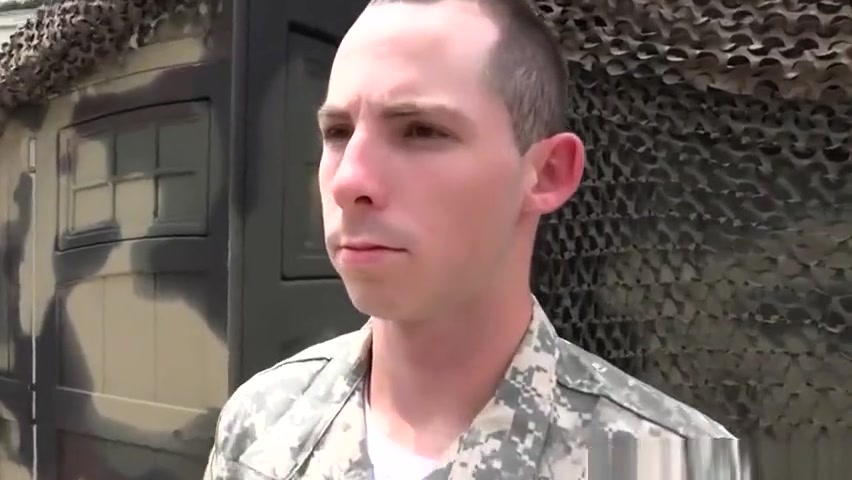 Army cadets sucking cock