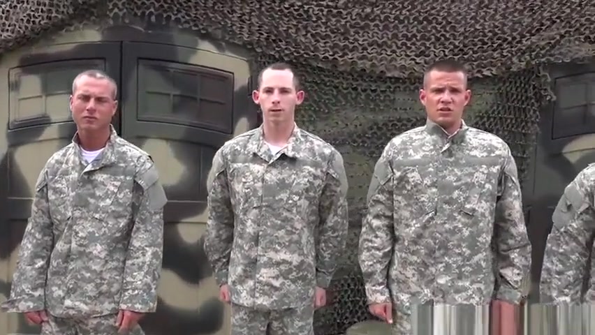 Army cadets sucking cock