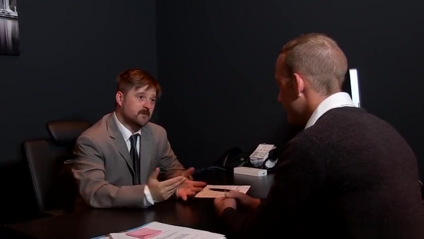 UK office bloke spitroasted in outdoor trio