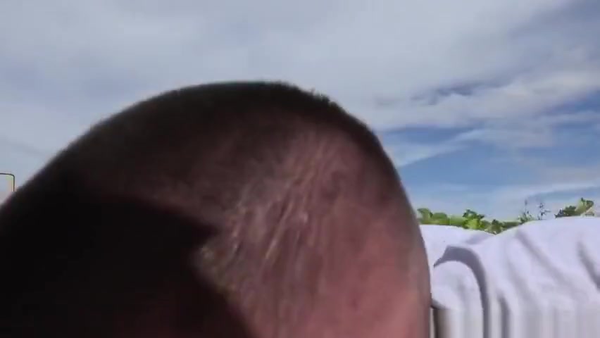 Muscular army hunks ass railed outdoors