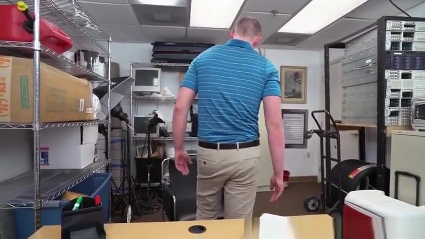 Casting straight plowed in butthole
