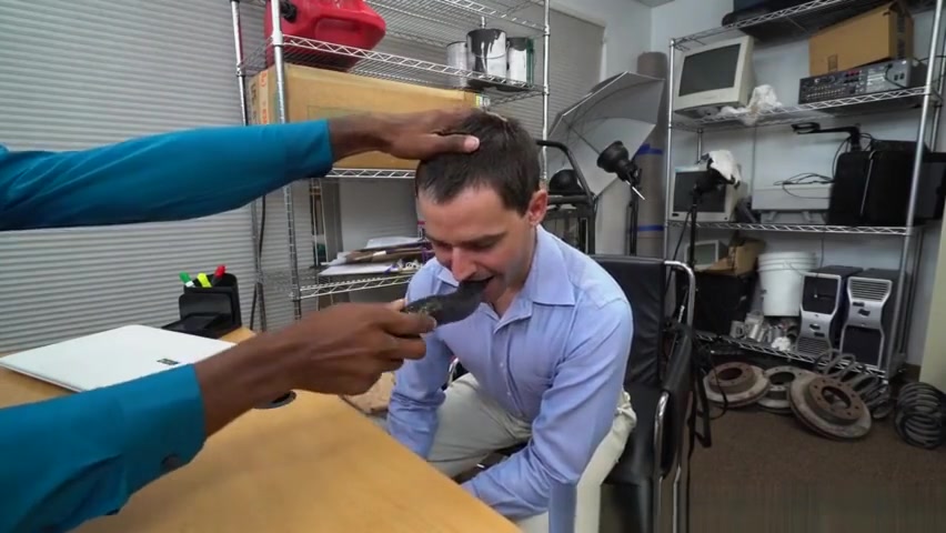 Casting straight banged by black agent