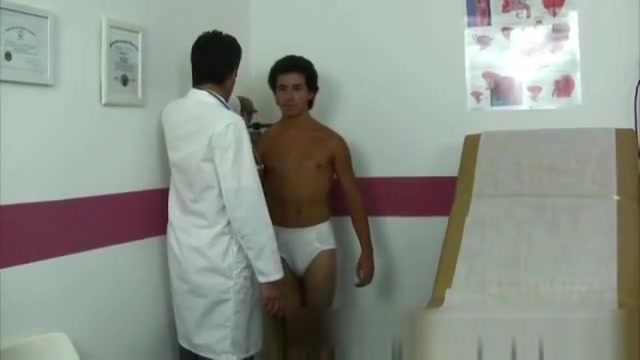 Louis gets his teenage cock examined and jerked by doctor
