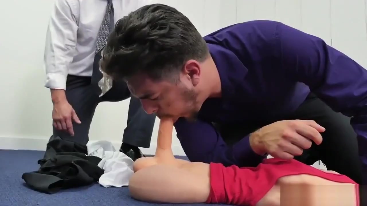 Sex gay office nude play Our chief needed to make copies of his manmeat