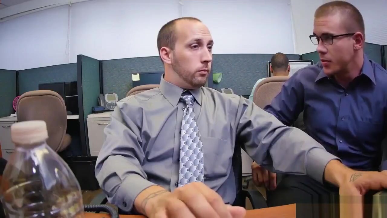 Sex gay office nude play Our chief needed to make copies of his manmeat