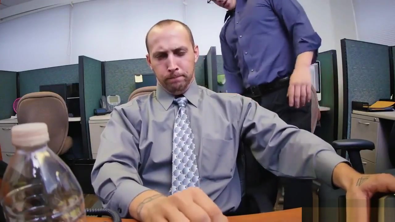 Sex gay office nude play Our chief needed to make copies of his manmeat