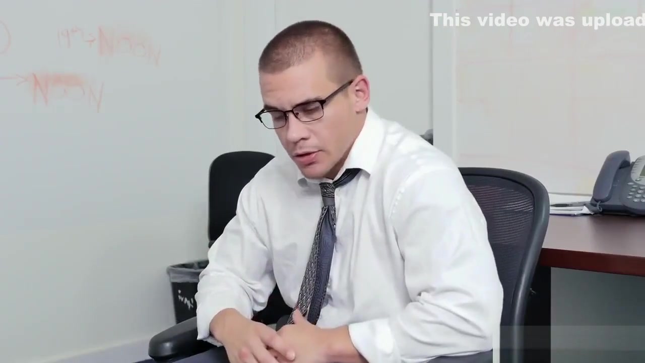 Sex gay office nude play Our chief needed to make copies of his manmeat