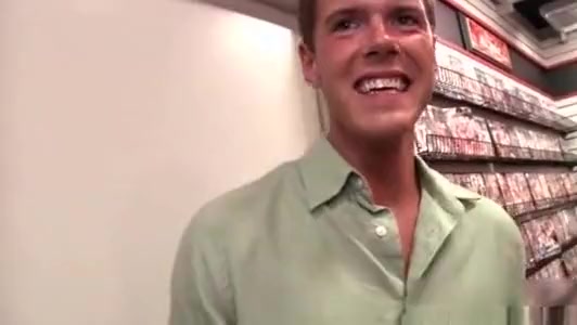 Cute face twinky sucks cock through gloryhole 1