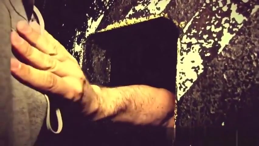 He gets blown and jerked through the gloryhole in the sexshop