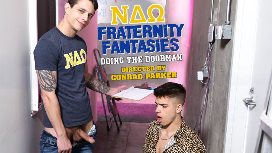 Kyle Wyncrest & Evan Knoxx in Fraternity Fantasies: Doing The Doorman