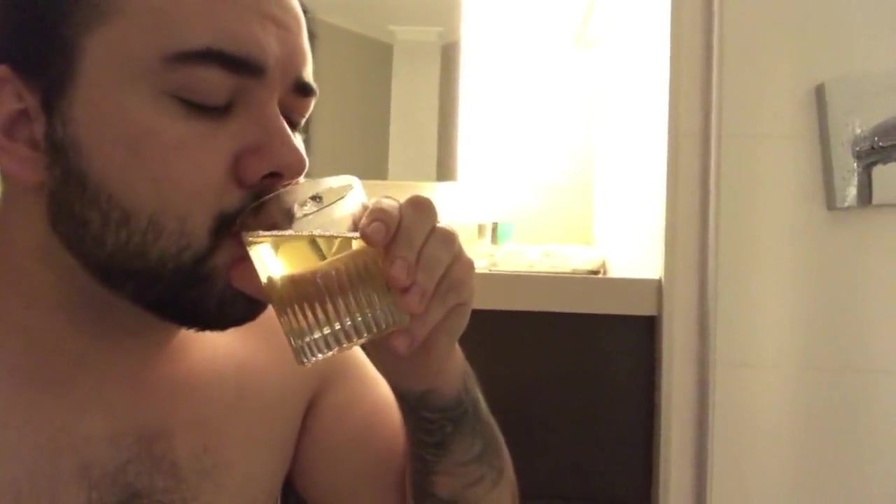 DRINKING PISS AND SHOWER